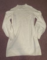 Francesca’s White Sweater Dress Photo 0