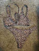 SheIn Cheetah Print  Bikini Set Photo 0