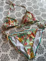 Candie's Vintage Cherry Blossom String Bikini Photo 0