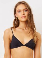 Frankie’s Bikinis Triangle Bralette Bikini Top Photo 0