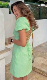 ZARA Puff Sleeve Dress Photo 0