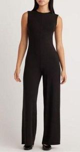 Quince Black Jersey Tank Jumpsuit Neutral Minimalist Flowy FLAWED Women’s Medium Photo 0