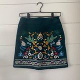 Corduroy Skirt Green Size M Photo 0