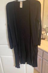 Faded Glory Black Cardigan Sweater Photo 0