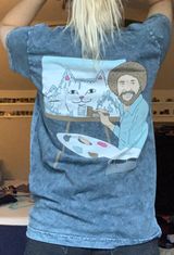Ripndip T-shirt bob ross Photo 0