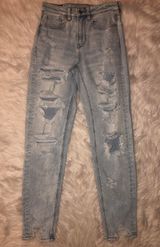 American Eagle Outfitters Ripped Jeans Photo 0