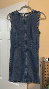 Denim mini dress Photo 0