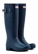 Hunter Tall Navy rain boot  Photo 0