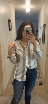 Buckle Button Up Top Photo 0