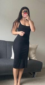 Black Midi Dress Photo 0