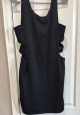 BONGO Black Halter Bodycon Cocktail Dress Photo 0