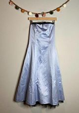 Y2K Vintage Jessica McClintock for Gunne Sax strapless tulle dress Photo 0