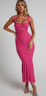 Pink Long Dress Photo 0