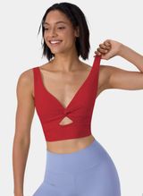 Halara Red Sports Bra Photo 0