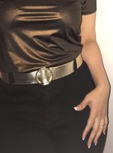 Metallic Gold Belt Photo 0