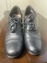 Clarks claeson pearl Leather oxfords Black Sz 9.5 m Photo 0