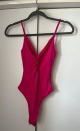 Revamped Pink Twist Bodysuit Photo 0