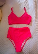 SheIn Neon Pink Bikini Set Photo 0