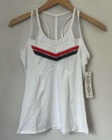 Lucky in Love New Womens Shadow Play Racerback Tank Top Size XS 🕶️ Photo 0