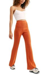 Free People Keep It Real Flare Pant Sunset Heather Photo 0
