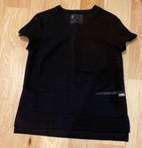 Figs Black 2 Pocket Scrub Top Women’s Size XS Photo 0