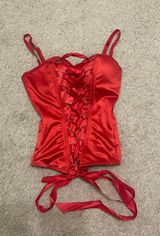 Spirit Halloween Red Corset  Photo 0