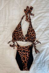Cheetah Print Bikini Set Multi Size L Photo 0
