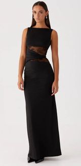 Exclusive Karma Maxi Dress - Black Photo 0