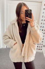 i.am.gia Cream Pixie Teddy Coat Photo 0