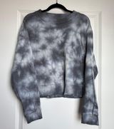 Gray tie-dye crewneck Photo 0