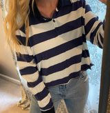 Wild Fable Stripped Cropped Top Photo 0