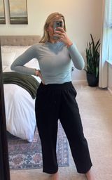 Black Linen Pants Photo 0