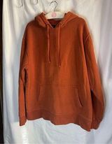 Sonoma Burnt Orange Pull Over Hoodie Woman’s Size Medium Photo 0