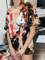 The Vintage Shop Ohio State Bleached Tee Photo 0
