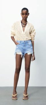 ZARA High Waist Shorts Photo 0