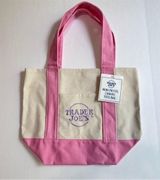 Trader Joe's Pink and Cream Mini Pastel
Canvas Tote Bag Limited Edition Photo 0