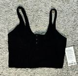 Align Ribbed Henley Tank Top NWT 12 Photo 0