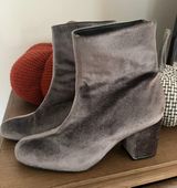 Free People Velvet Booties Photo 0