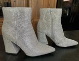 Cailin Rhinestone Ankle Boots - A New Day - Silver Sparkly | Women’s size 7 Photo 0
