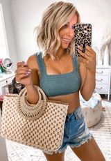 Crochet Bikini Top Size M Photo 0