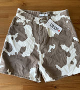 Cow Print Shorts Photo 0