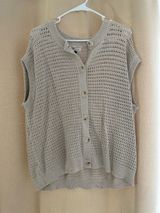 Universal Thread Sweater Vest Cream Photo 0