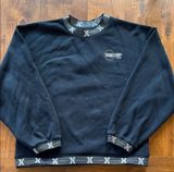 Savage X Fenty Black Essential Scope Logo Crewneck Small Photo 0