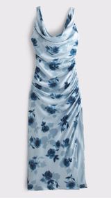 Abercrombie Cowl Neck Draped Maxi Dress Photo 0