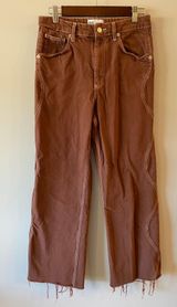 Brown Wide Leg Jeans Photo 0