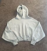 Jo&Co Cropped Grey Sweatshirt Photo 0