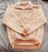 EXPRESS Oversized Quarter Zip Sherpa Photo 0