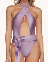 Pilyq Violet Sunset Alex One Piece Swimsuit Size Small NWT Retail $155 Photo 0