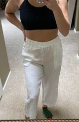 Cynthia Rowley Soft Linen Pants Photo 0