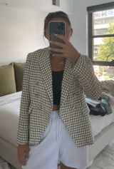 Rachel Zoe Gingham Blazer Photo 0